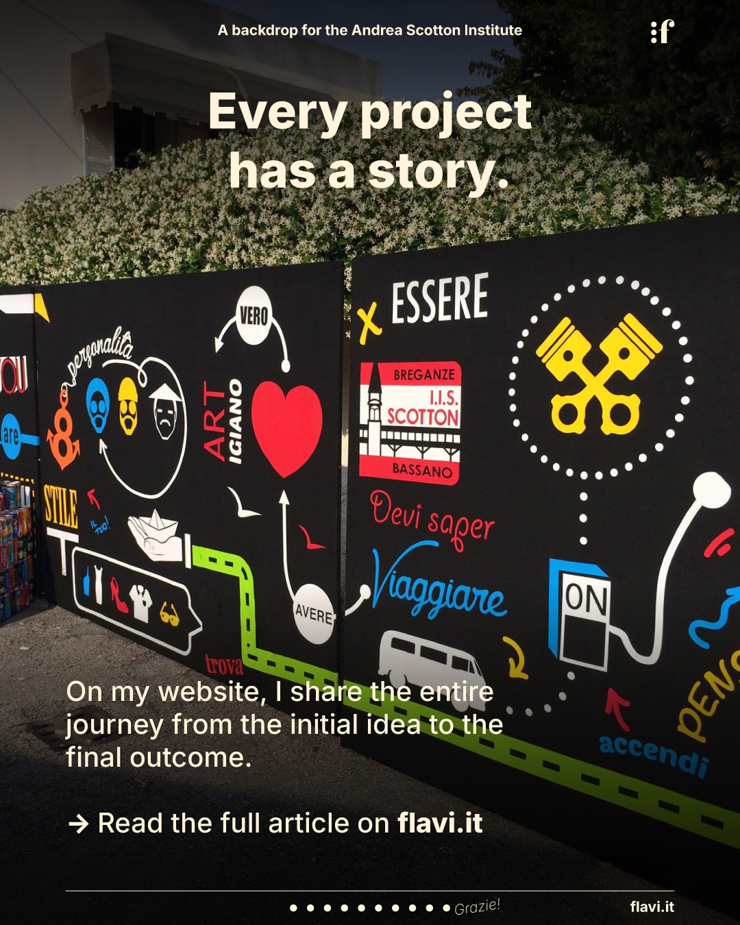 Every project has a story. On my website, I share the entire journey—from the initial idea to the final outcome. → Read the full article on flavi.it