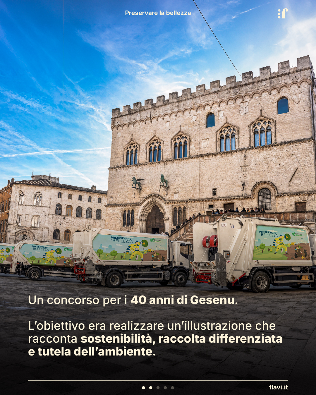 Un concorso per i 40 anni di Gesenu. L’obiettivo era realizzare un’illustrazione che racconta sostenibilità, raccolta differenziata e tutela dell’ambiente.