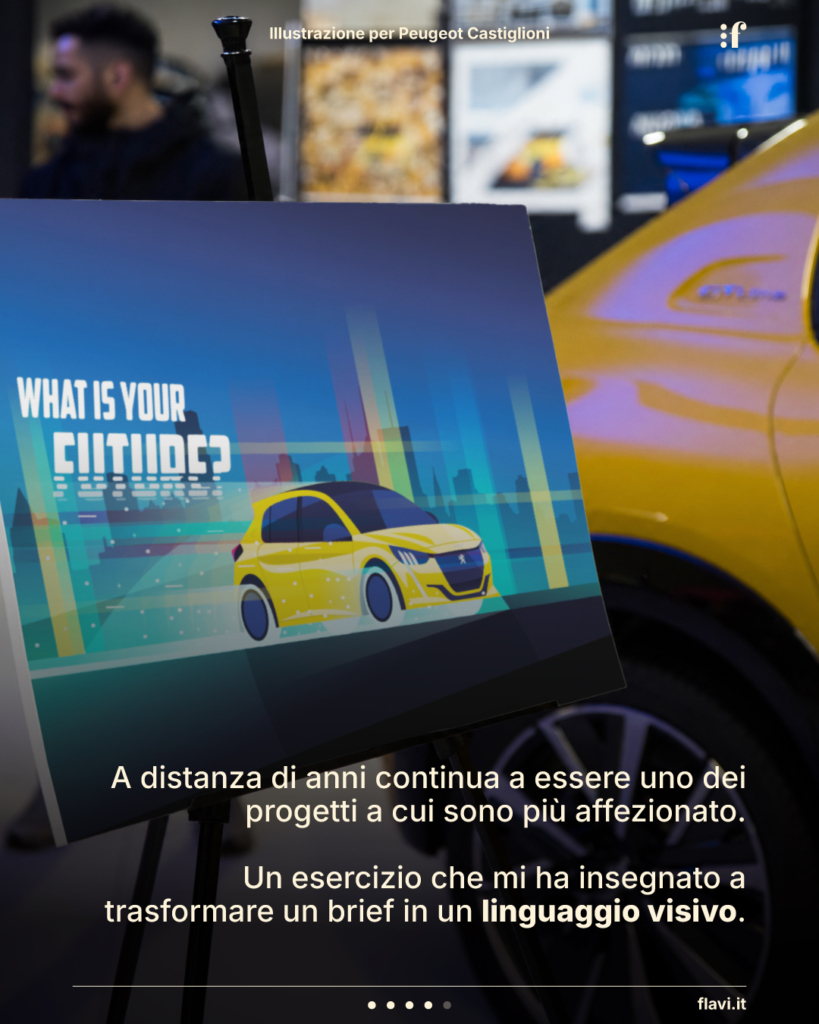 A distanza di anni continua a essere uno dei progetti a cui sono più affezionato. Un esercizio che mi ha insegnato a trasformare un brief in un linguaggio visivo.