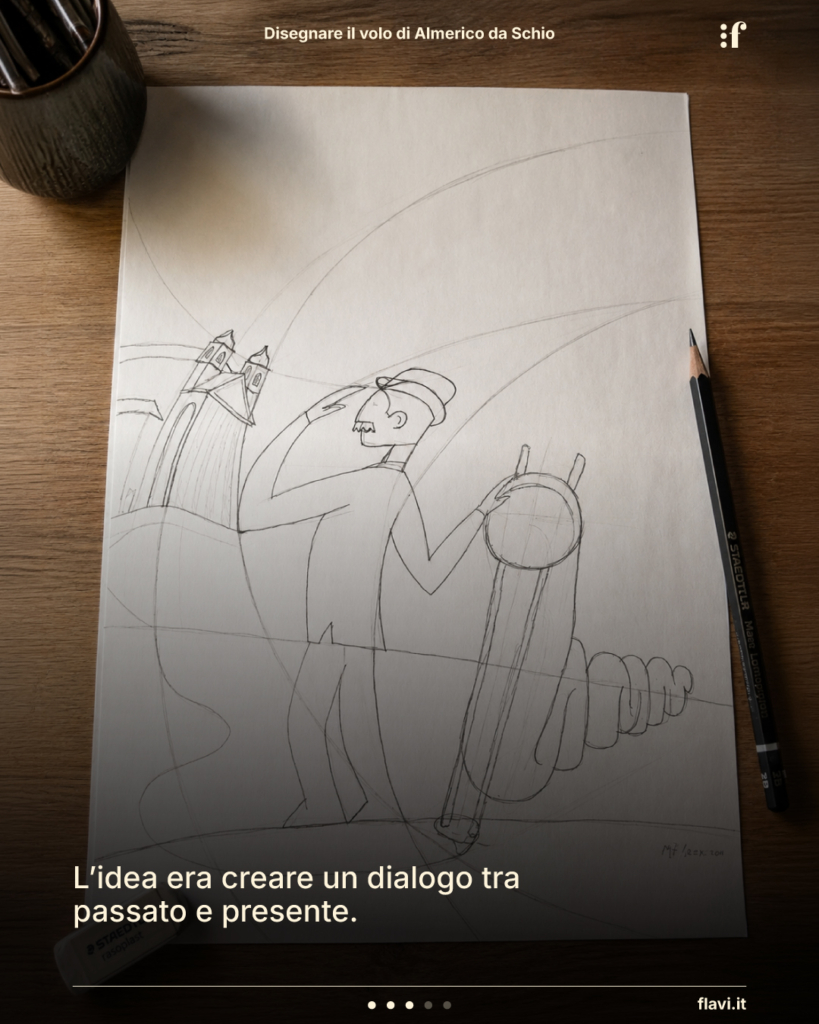 L’idea era creare un dialogo tra passato e presente.