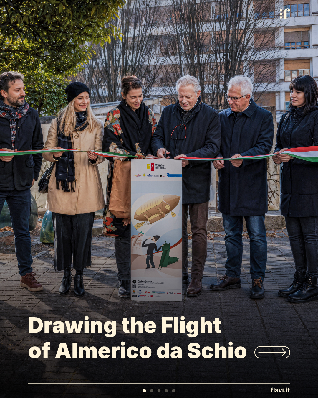 Drawing the Flight of Almerico da Schio