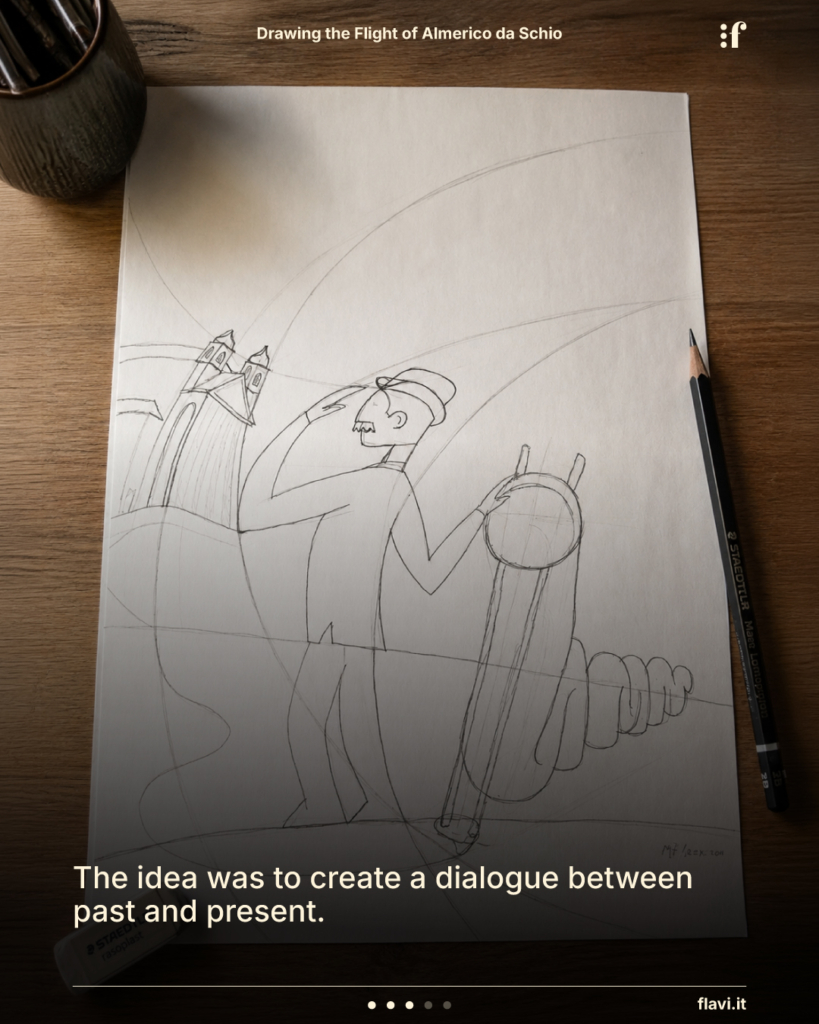 The idea was to create a dialogue between past and present.