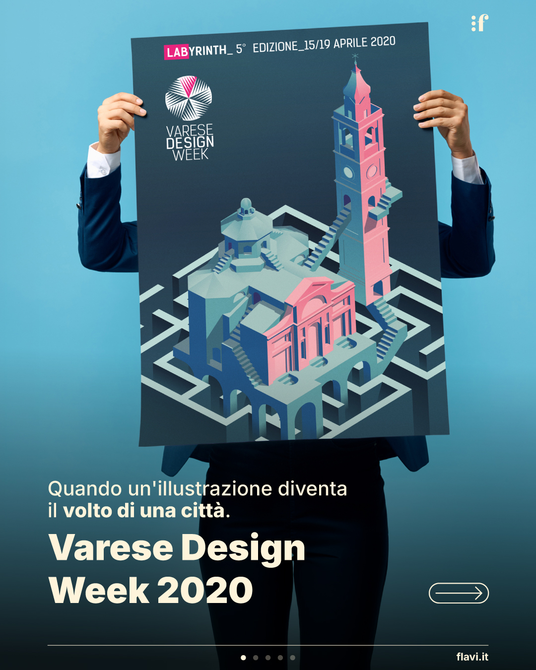 Quando un'illustrazione diventa il volto di una città. Varese Design Week 2020