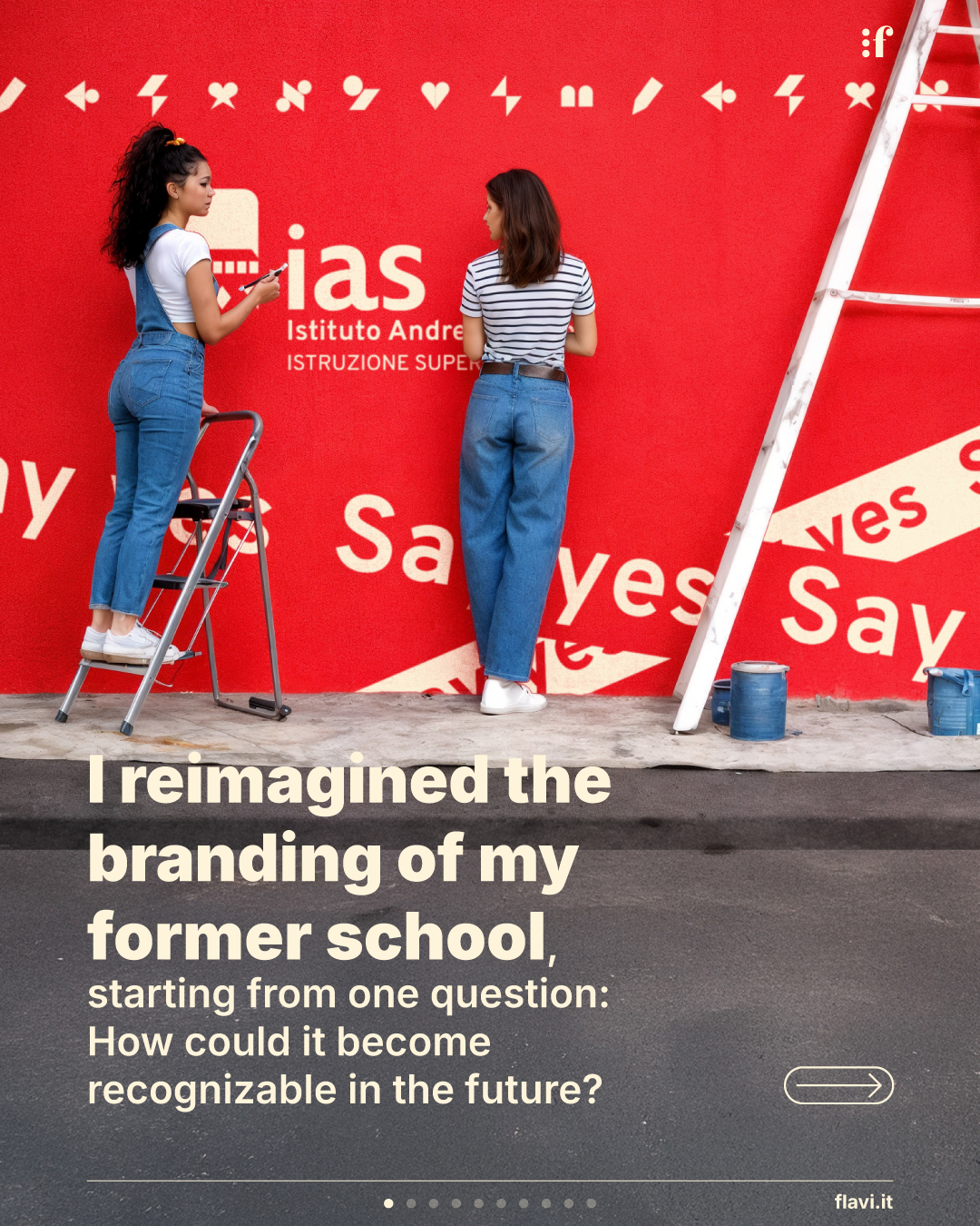 I reimagined the branding of my former school, starting from one question: How could it become recognizable in the future?