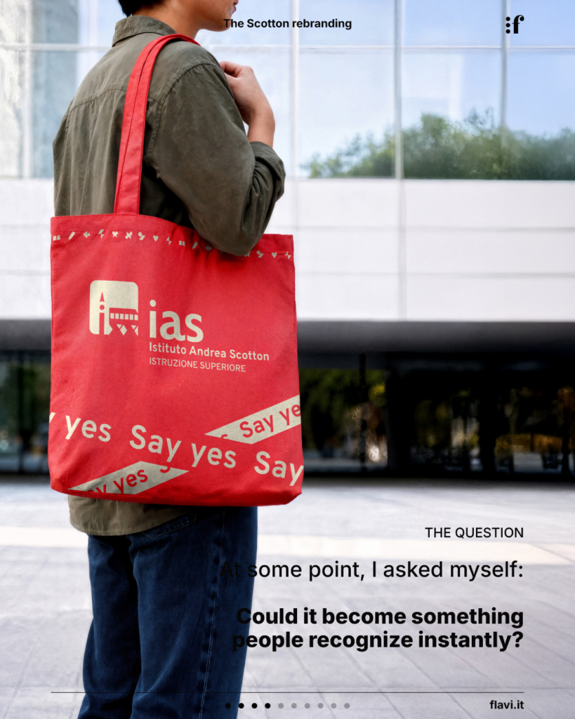 THE QUESTION At some point, I asked myself: Could it become something people recognize instantly?