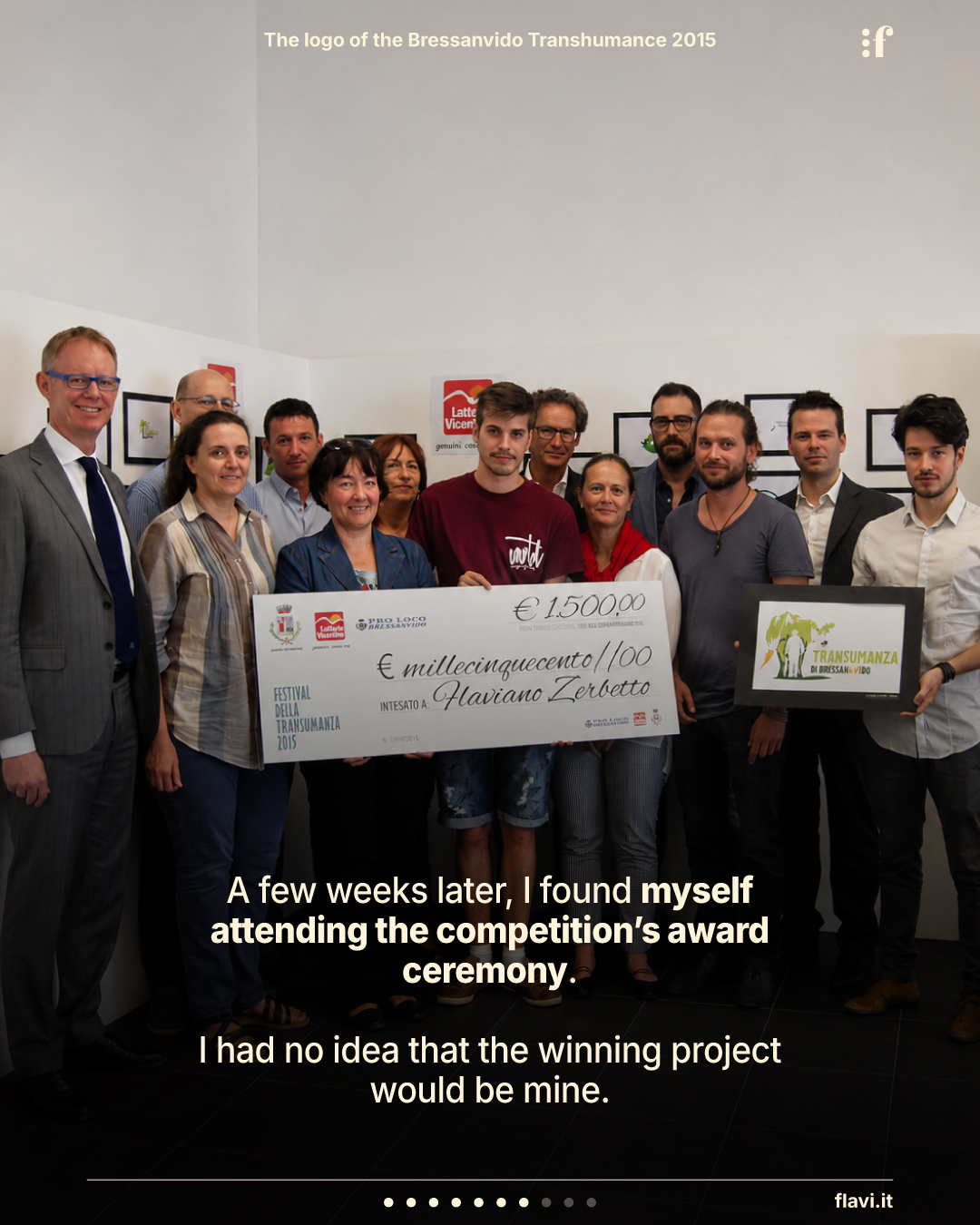A few weeks later, I found myself attending the competition’s award ceremony. I had no idea that the winning project would be mine.